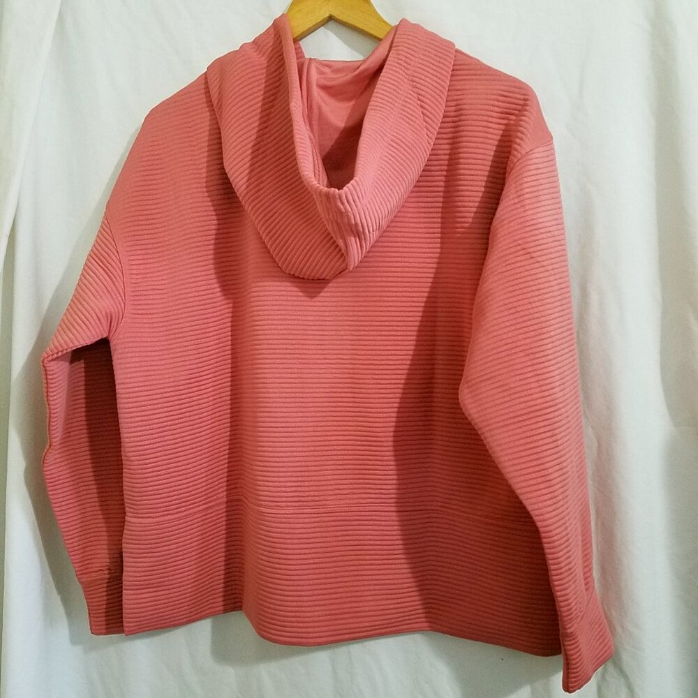 DKNY Tech Ottoman Jacket Rust Women’s Size Large NWT - Picture 5 of 13